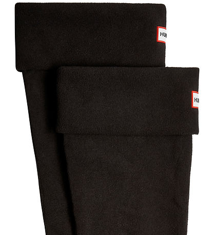 Hunter Fleece Tall Boot Sock - Black
