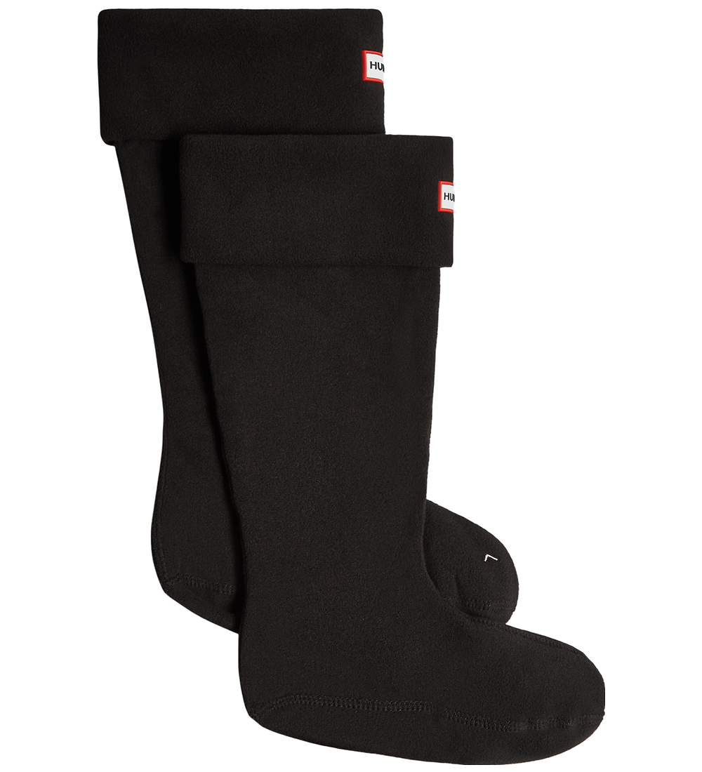 Hunter Fleece Stiefelsocken - Lang - Black - Hunter - 36/38 - Socken