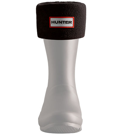 Hunter Fleece Kids Boot Sock - Black