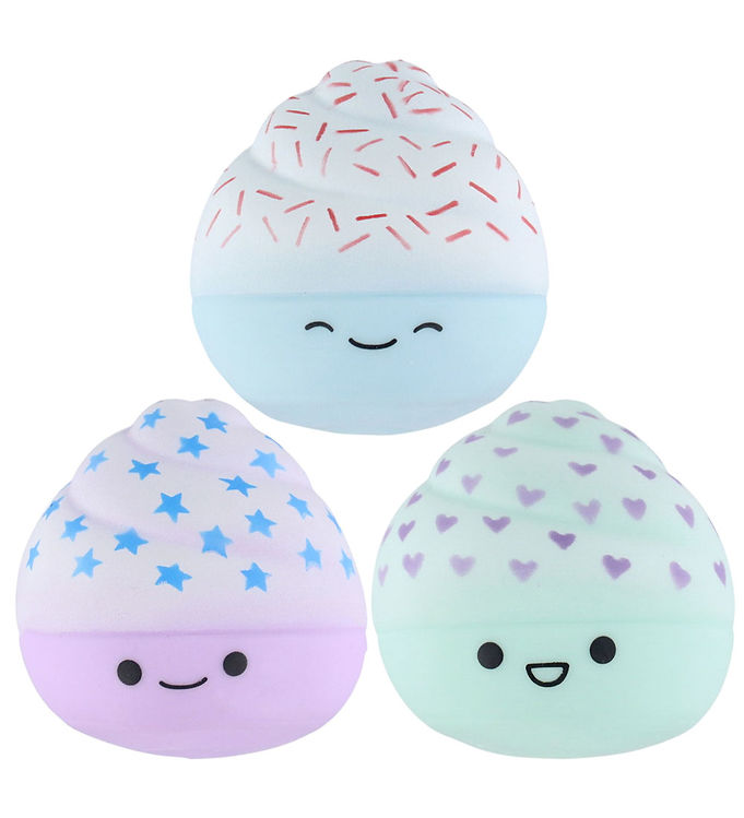 Keycraft Legetøjsfigur - Squishy Cupcake - Assorteret