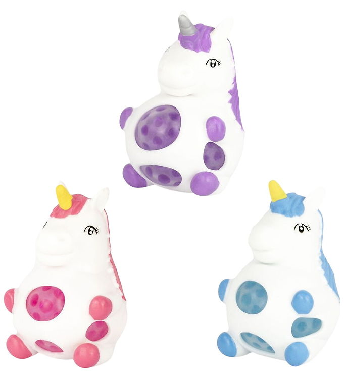 Keycraft Legetøjsfigur - Unicorn Bead Ball - Assorteret - Blå/Li