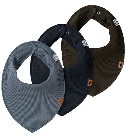 Name It Savlesmække - Rib - NbmYasim - 3-pak - Flint Stone/Navy 