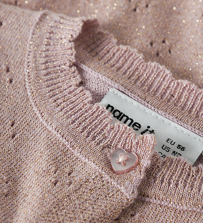 Name It Cardigan - Strik - NbfRolia - Keepsake Lilac
