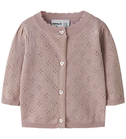 Name It Cardigan - Strik - NbfRolia - Keepsake Lilac