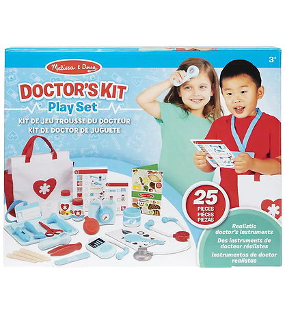 Melissa & Doug Legesæt - Doktor - 25 Dele Melissa & Doug Legesæt - Doktor - 25 Dele