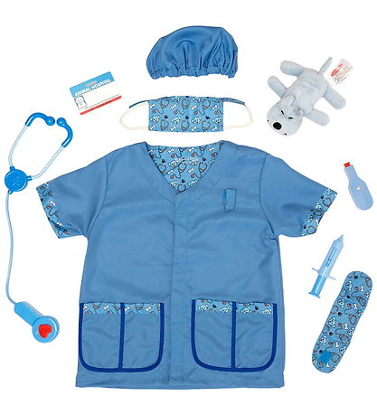 Melissa & Doug Udklædning - Dyrlæge-sæt - 8 Dele Melissa & Doug Udklædning - Dyrlæge-sæt - 8 Dele