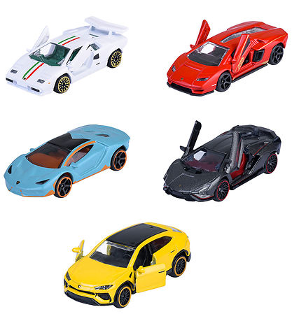 Majorette Biler - Lamborghini - 5-pak Majorette Biler - Lamborghini - 5-pak