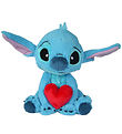 Disney Classic Bamse - Stitch m. Hjerte - 25 cm Disney Classic Bamse - Stitch m. Hjerte - 25 cm