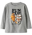 Name It Bluse - NmmRasmus - Grey Melange