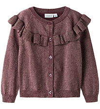 Name It Cardigan - Strik - NmfRefraja - Burgundy