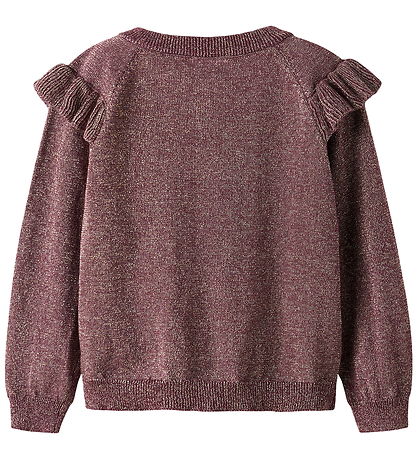 Name It Cardigan - Strik - NmfRefraja - Burgundy