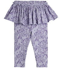 Mini Rodini Leggings - Leopard - AOP - Purple Mini Rodini Leggings - Leopard - AOP - Purple