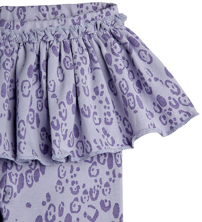 Mini Rodini Leggings - Leopard - AOP - Purple