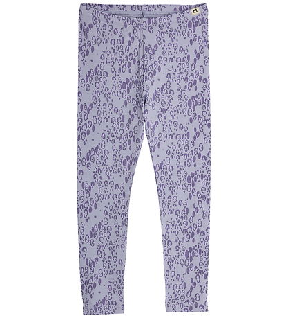 Mini Rodini Leggings - Leopard - AOP - Purple Mini Rodini Leggings - Leopard - AOP - Purple