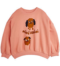 Mini Rodini Sweatshirt - Doggies - Pink