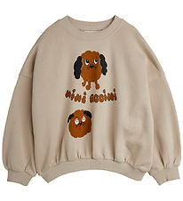 Mini Rodini Sweatshirt - Doggies - Beige