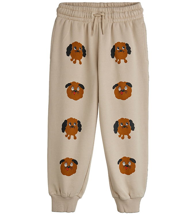 Mini Rodini Sweatpants - Doggies - Beige