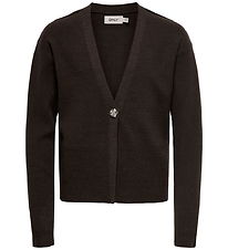 Kids only Cardigan - KogKatia - Black Coffee/Melange Kids only Cardigan - KogKatia - Black Coffee/Melange