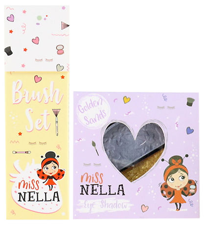 Miss Nella Makeup Bag w. Content - Girly Girl Pink