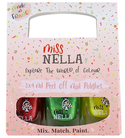 Miss Nella Neglelak - 3-pak - Friske Farver