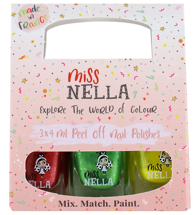 Miss Nella Neglelak - 3-pak - Friske Farver