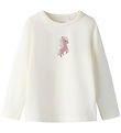 Name It Bluse - NbfVubie - Cloud Dancer/Cute Pony