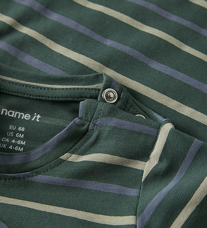 Name It Body l/æ - NbmVroels - Bistro Green/Stripes
