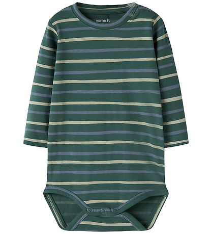 Name It Body l/æ - NbmVroels - Bistro Green/Stripes
