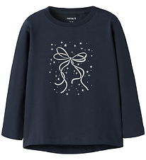 Name It Bluse - NmfViparty - Navy Blazer/Stars Bow