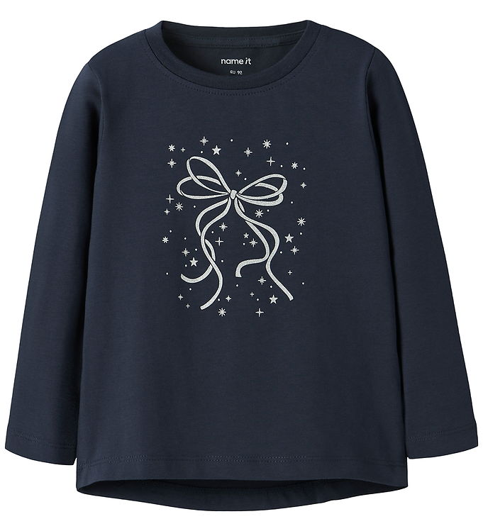 Name It Bluse - NmfViparty - Navy Blazer/Stars Bow