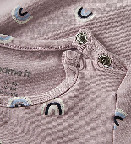 Name It Body l/æ - NbfVandora - Keepsake Lilac/Rainbow