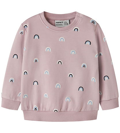 Name It Sweatshirt - NbfVimone - Keepsake Lilac/Rainbow