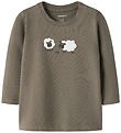Name It Bluse - NbmVobbi - Walnut/Sheep