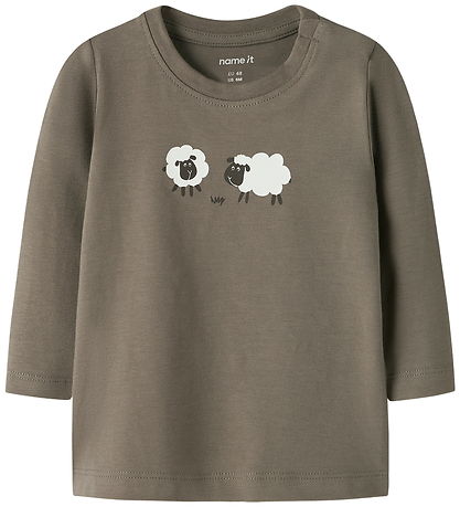Name It Bluse - NbmVobbi - Walnut/Sheep