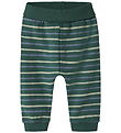 Name It Sweatpants - NbmVimmer - Bistro Green/Stripes