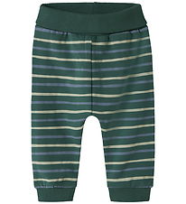 Name It Sweatpants - NbmVimmer - Bistro Green/Stripes