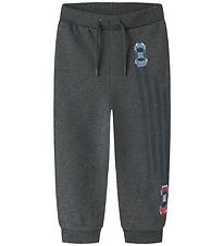Name It Sweatpants - NmmVoltinus - Dark Grey Melange/Cars