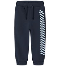 Name It Sweatpants - NmmVoltinus - Navy Blazer/Check Flag