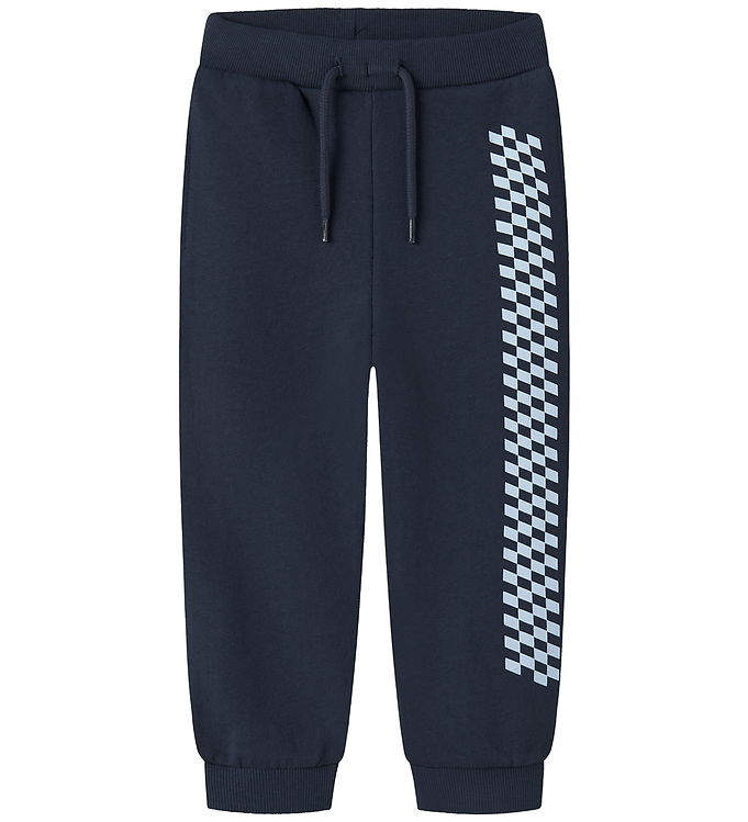 Name It Sweatpants - NmmVoltinus - Navy Blazer/Check Flag
