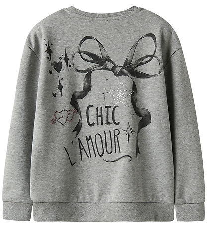 Name It Sweatshirt - NkfRastin - Grey Melange