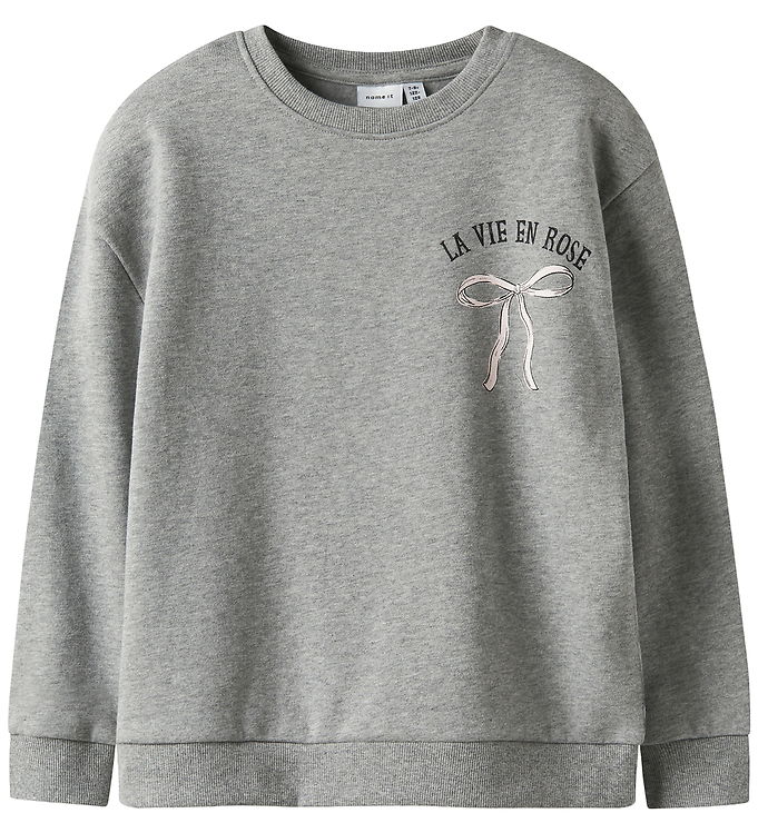 Name It Sweatshirt - NkfRastin - Grey Melange