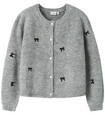 Name It Cardigan - Strik - NkfRifey - Grey Melange