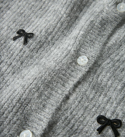 Name It Cardigan - Strik - NkfRifey - Grey Melange