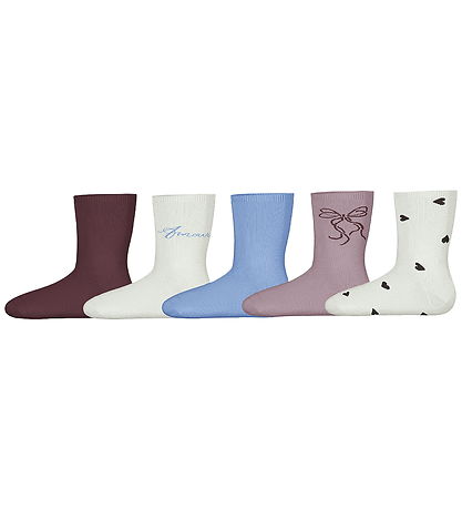Name It Strømper - 5-pak - NkfVilde - Burgundy
