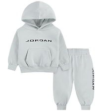 Jordan Sweatsæt - Lt Silver