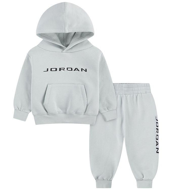 Jordan Sweatsæt - Lt Silver