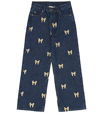 The New Jeans - Wide - TnRaquel - Medium Blue Denim AOP
