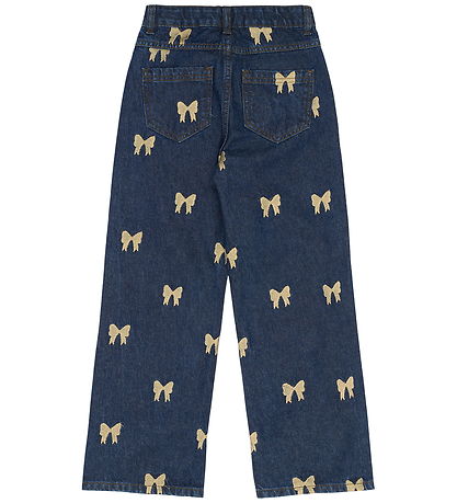 The New Jeans - Wide - TnRaquel - Medium Blue Denim AOP