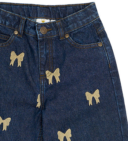 The New Jeans - Wide - TnRaquel - Medium Blue Denim AOP