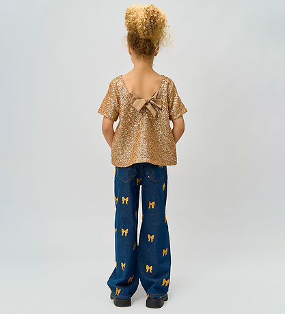 The New Jeans - Wide - TnRaquel - Medium Blue Denim AOP